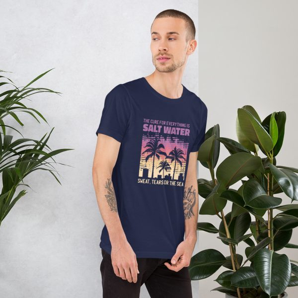 Shirt With Saying - unisex staple t shirt navy right 63dec5066bd90