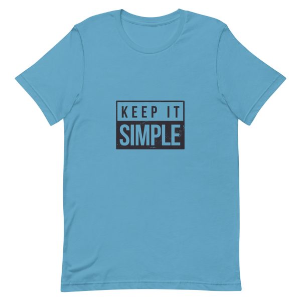 Shirt With Saying - unisex staple t shirt ocean blue front 63e0a548006f1