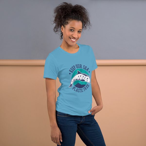 Shirt With Saying - unisex staple t shirt ocean blue right 63db61fcdd410