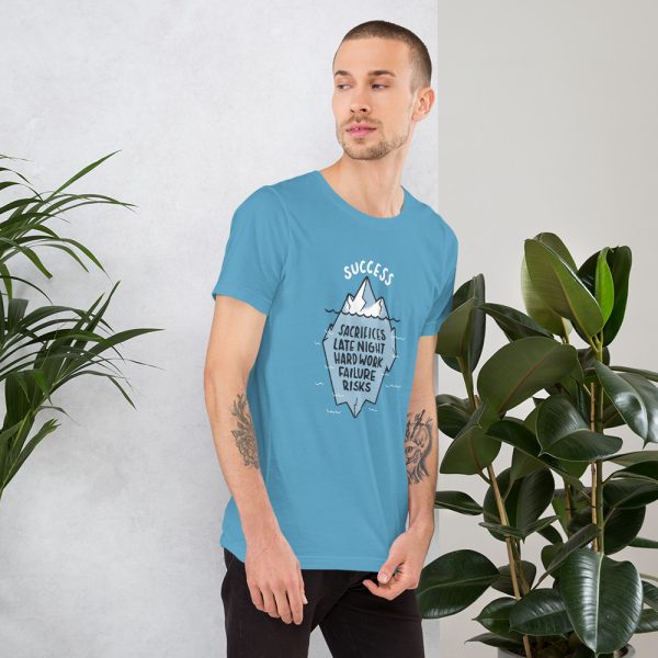 Shirt With Saying - unisex staple t shirt ocean blue right 63df3469c4f96