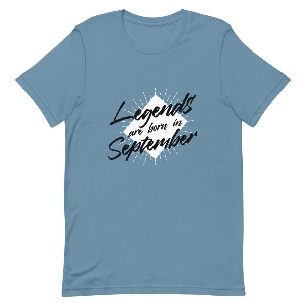 Shirt With Saying - unisex staple t shirt steel blue front 63f86dbebc044