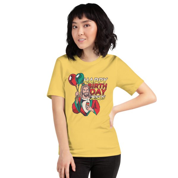 Shirt With Saying - unisex staple t shirt yellow front 63e050a2d1dc7