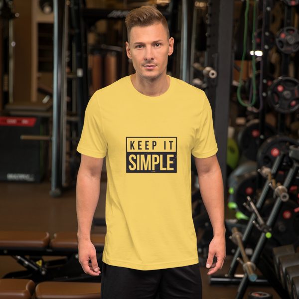 Shirt With Saying - unisex staple t shirt yellow front 63e0a548018fa