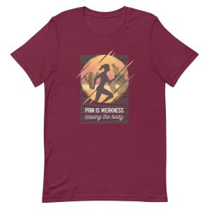 Shirt With Saying - unisex staple t shirt maroon front 64019d67ae663