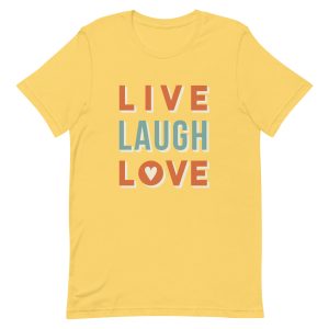 Shirt With Saying - unisex staple t shirt yellow front 641a83a85243f
