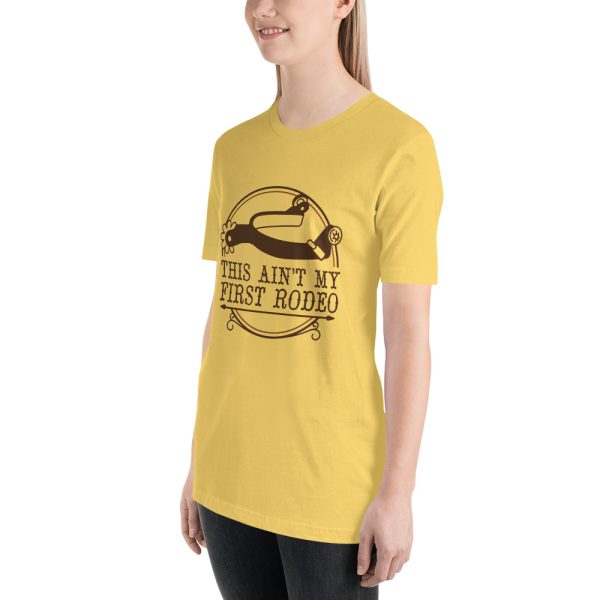 Shirt With Saying - unisex staple t shirt yellow left front 6412900999a18